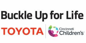 The official Buckle Up for Life Toyota logo.