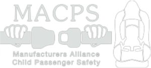 The official Manufacturers Alliance for CPS (MACPS) logo in reverse colors.